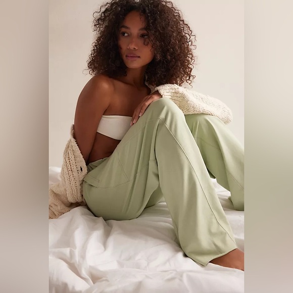 NWT Free People Don’t Wait Up Lounge Pants - Picture 2 of 5